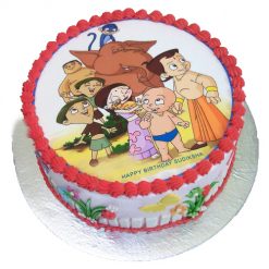 Chota Bheem Photo Cake