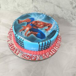 Spider Man Fondant Cake