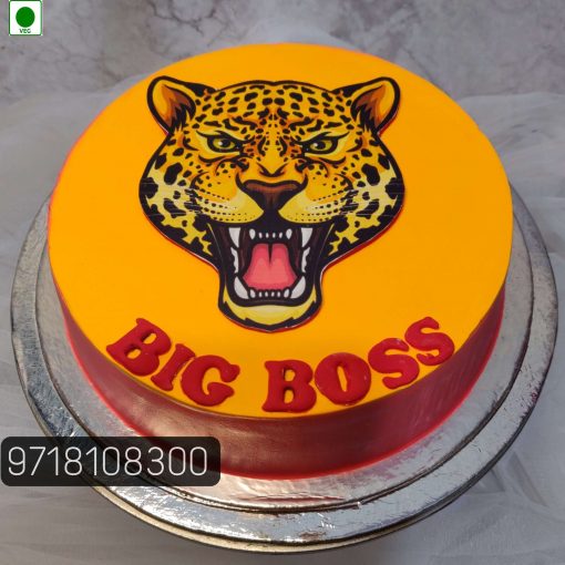 Tiger Birthday Cake