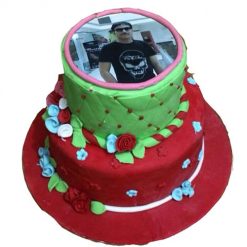 2 Tier Special Photo Cake