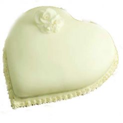 Heart Shape Anniversary Cake 1kg, Heart Shape Cake Design for Husband