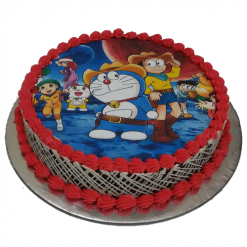 Cartoon Photo Cake