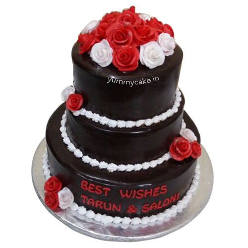 Designer Anniversary Cake, Anniversary cake ideas for Wife