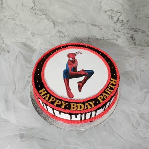 Spiderman Birthday Cake