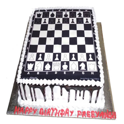 Chess Themed Cake