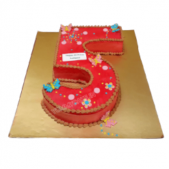 5 Years Birthday Cake