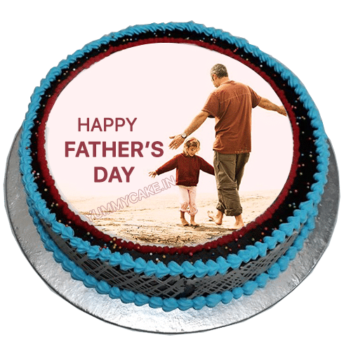 Fathers Day Photo Cake