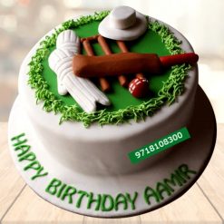 Cake for Cricket Lovers, Cricket theme cake online