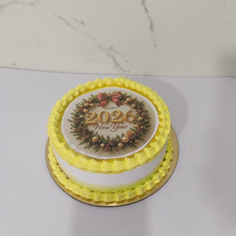 New Year 2026 Cake