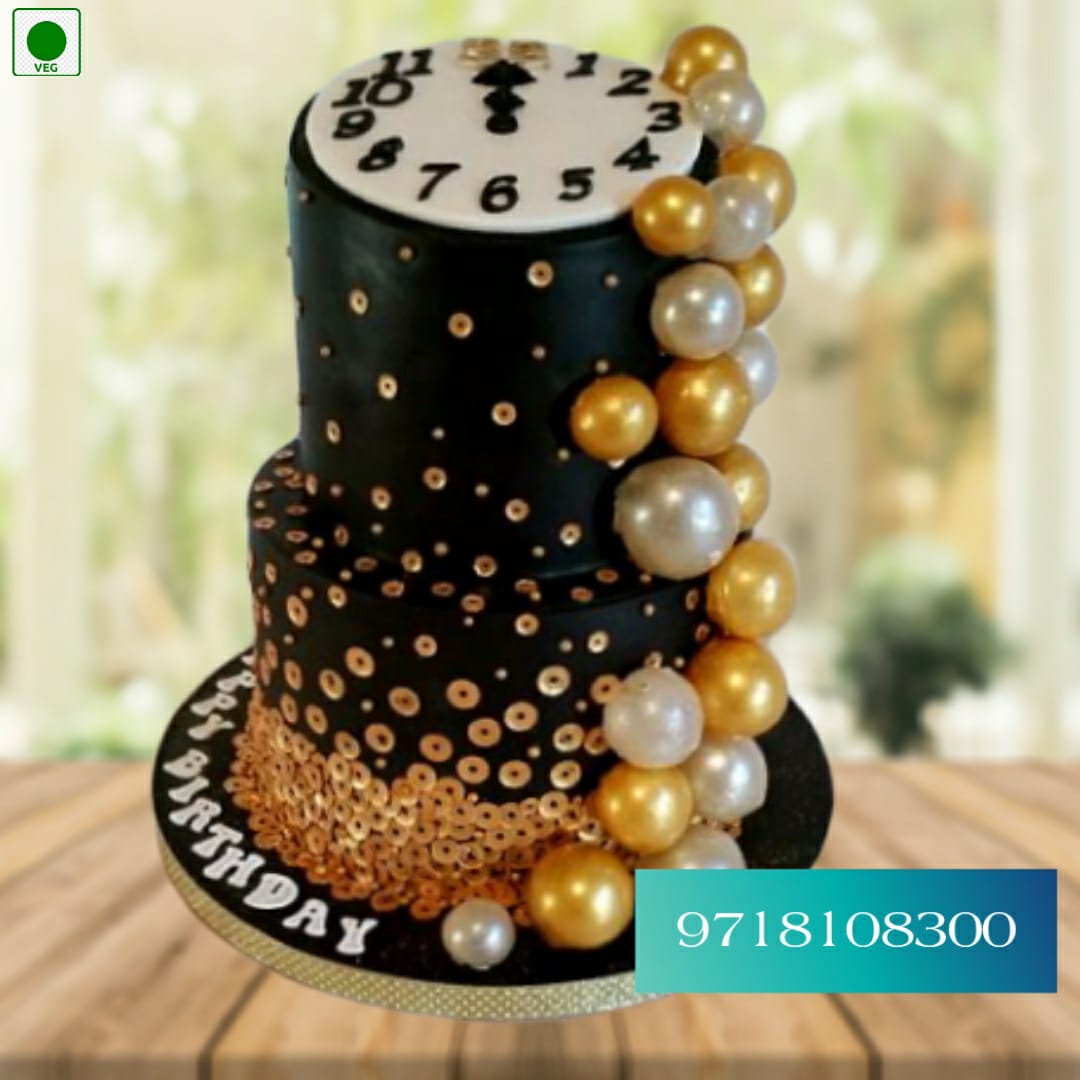 2 Tier New Year Cake | Yummy cake