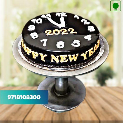 New Year Chocolate Cake, New Year Cake Designs 2022