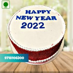 New Year Red Velvet Cake, red velvet cake shop near delhi
