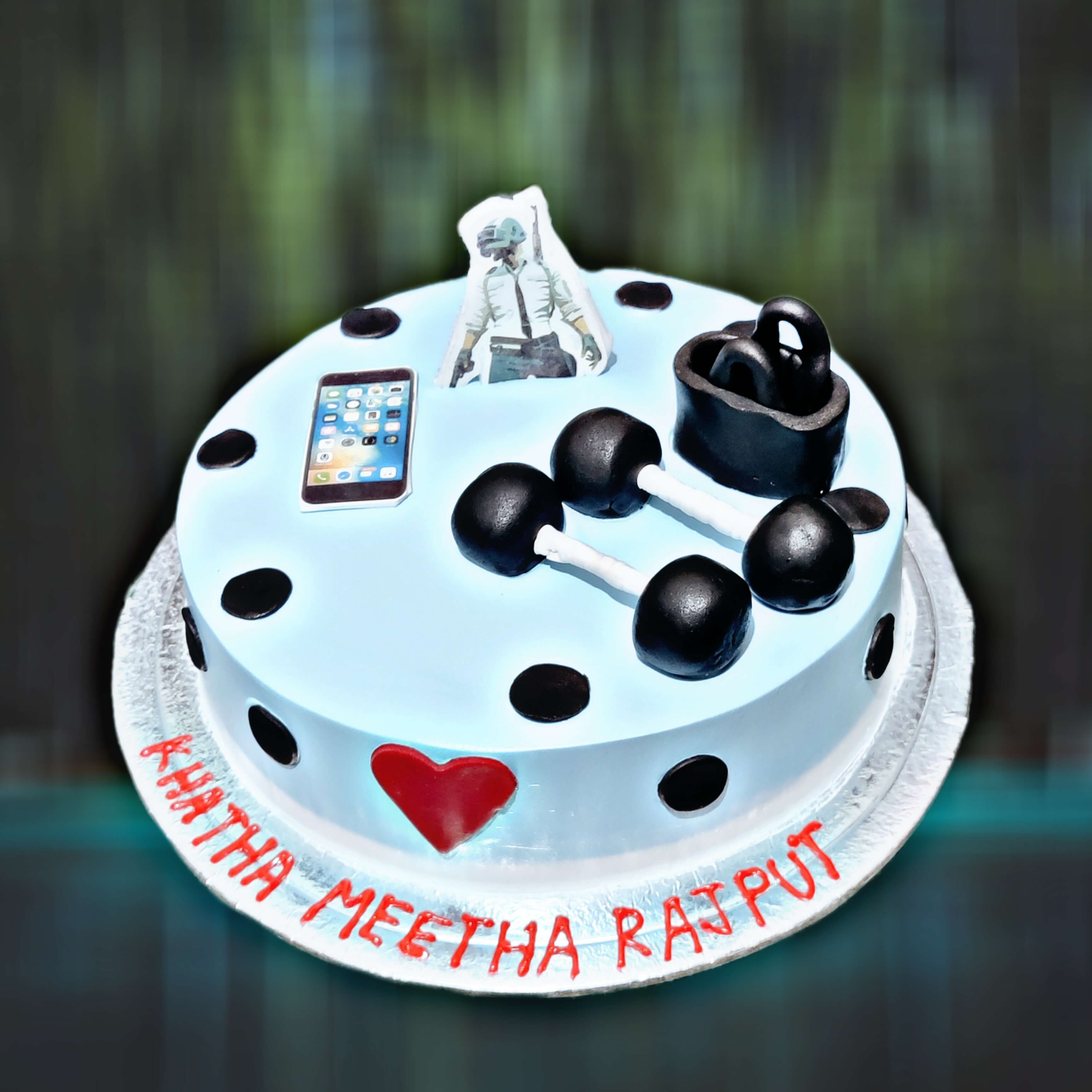 PUBG Themed Birthday Cake