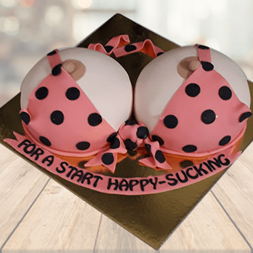 Dirty Birthday Cake, happy birthday breast cake