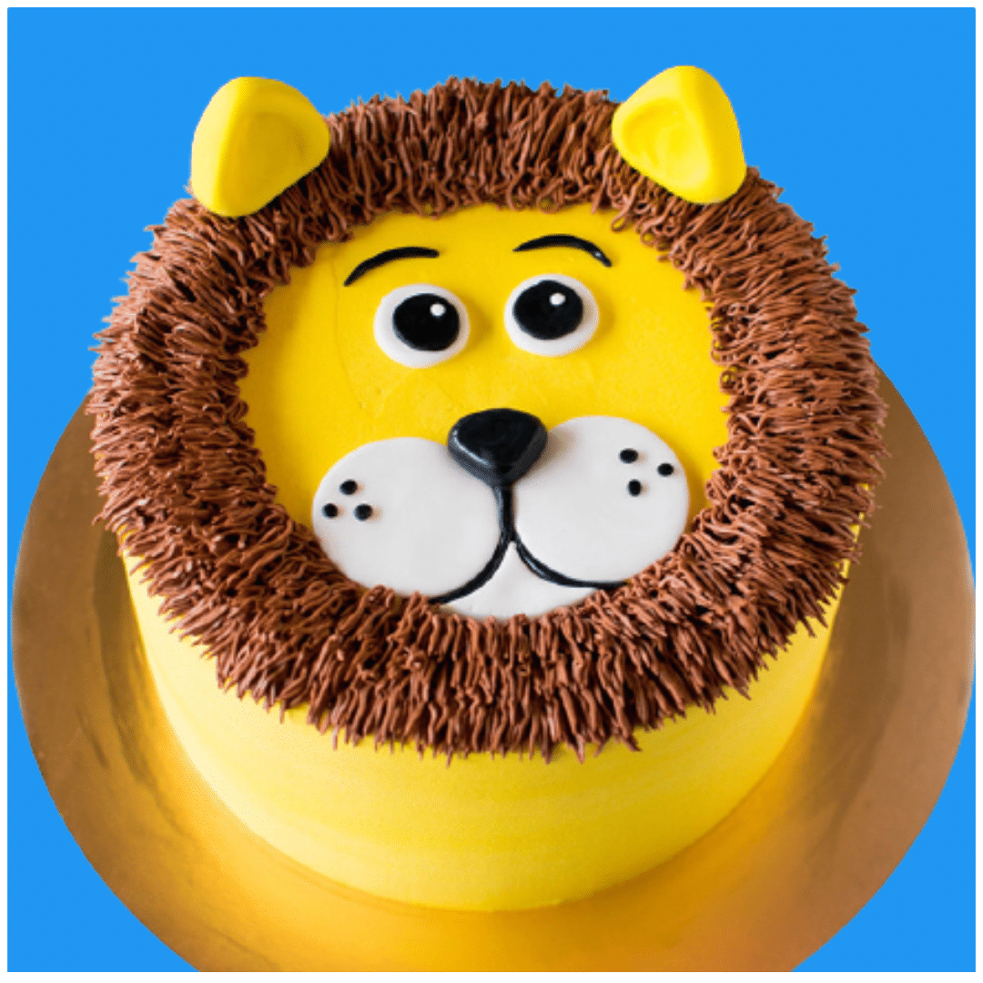Cute lion Cake, Lion birthday cake | Yummy cake
