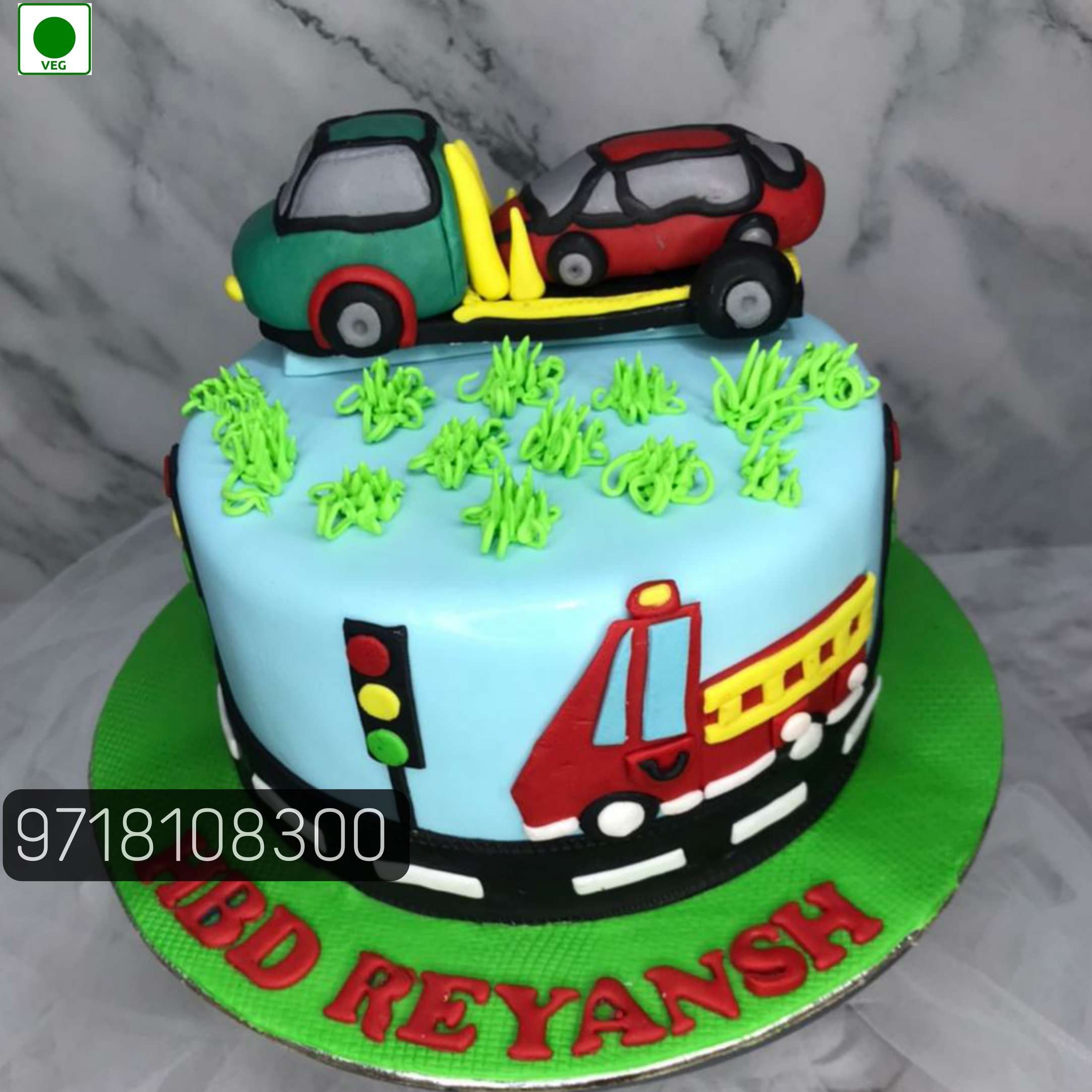 Cars Birthday Cake- Order Online Cars Birthday Cake @ Flavoursguru-sgquangbinhtourist.com.vn