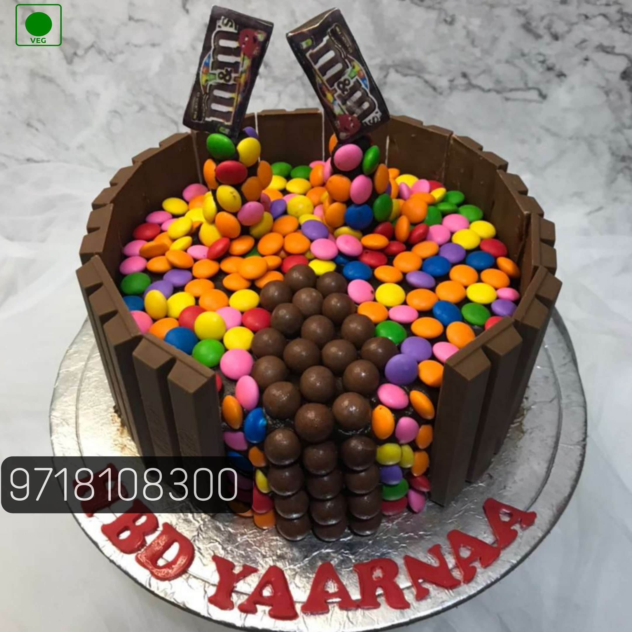 Chocolate loaded KitKat cake in 2024 | Cake, Kitkat cake, Chocolate