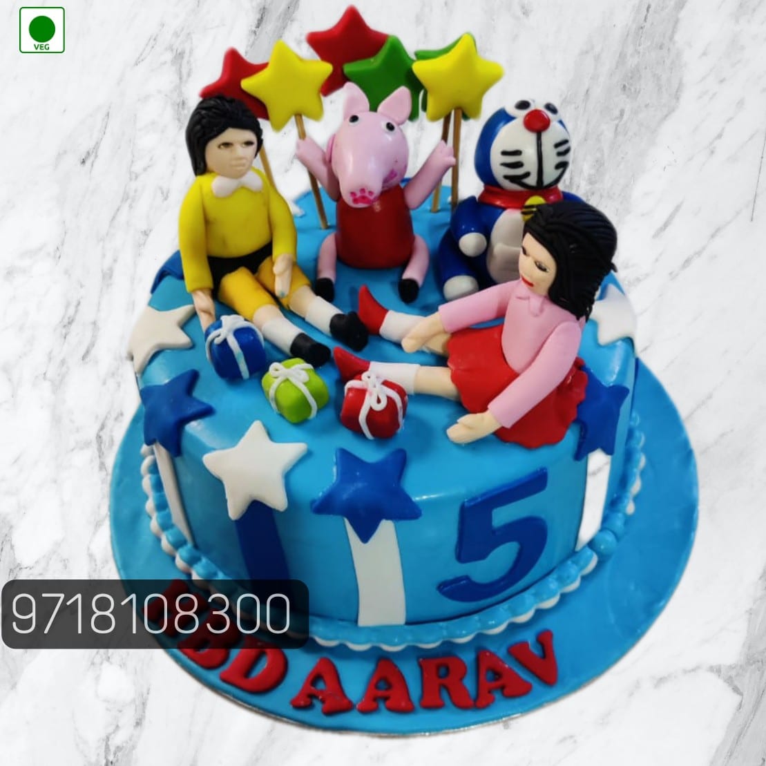 Doraemon Birthday Cake Cartoon | Doraemon Cake | Yummy cake