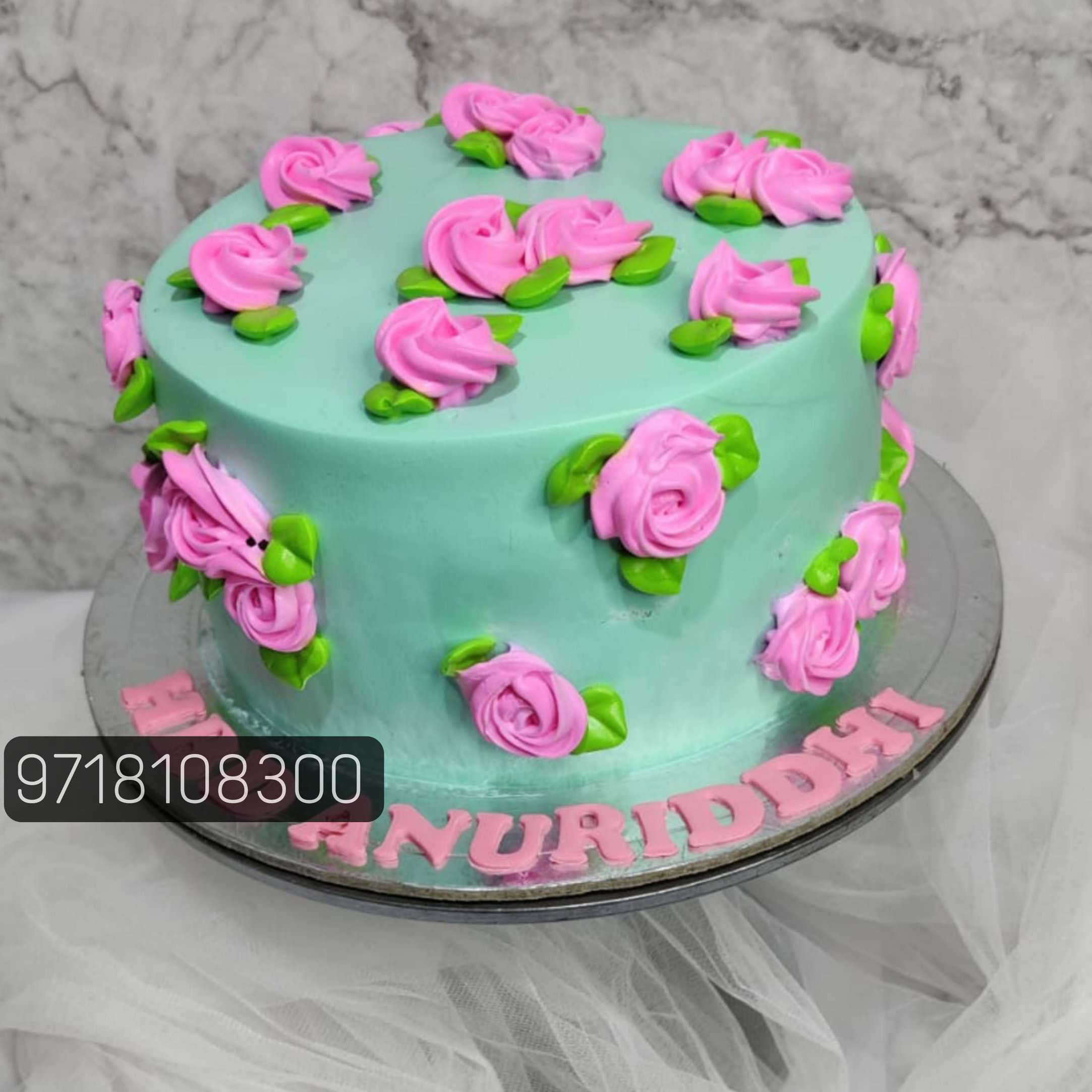 70 Cake Ideas for Birthday & Any Celebration : Pastel Floral Buttercream  Cake