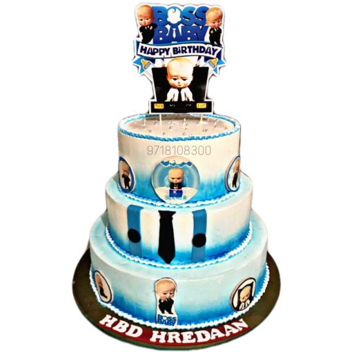 3 Layer Boss Baby Cake