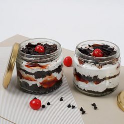 Black Forest Jar Cake