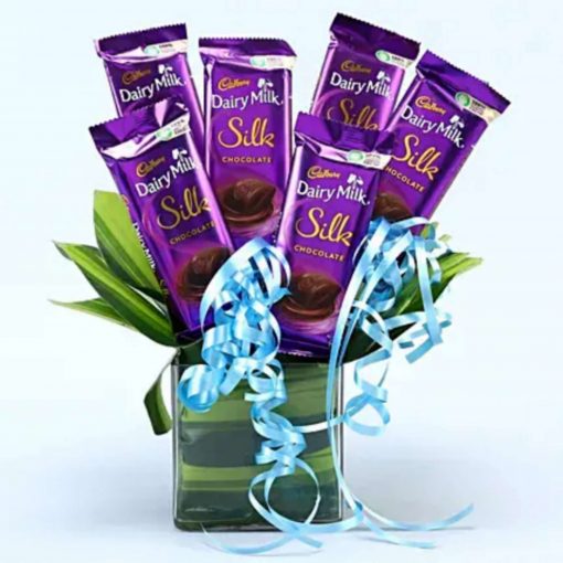 Cadbury Dairy Milk Silk Arrangement