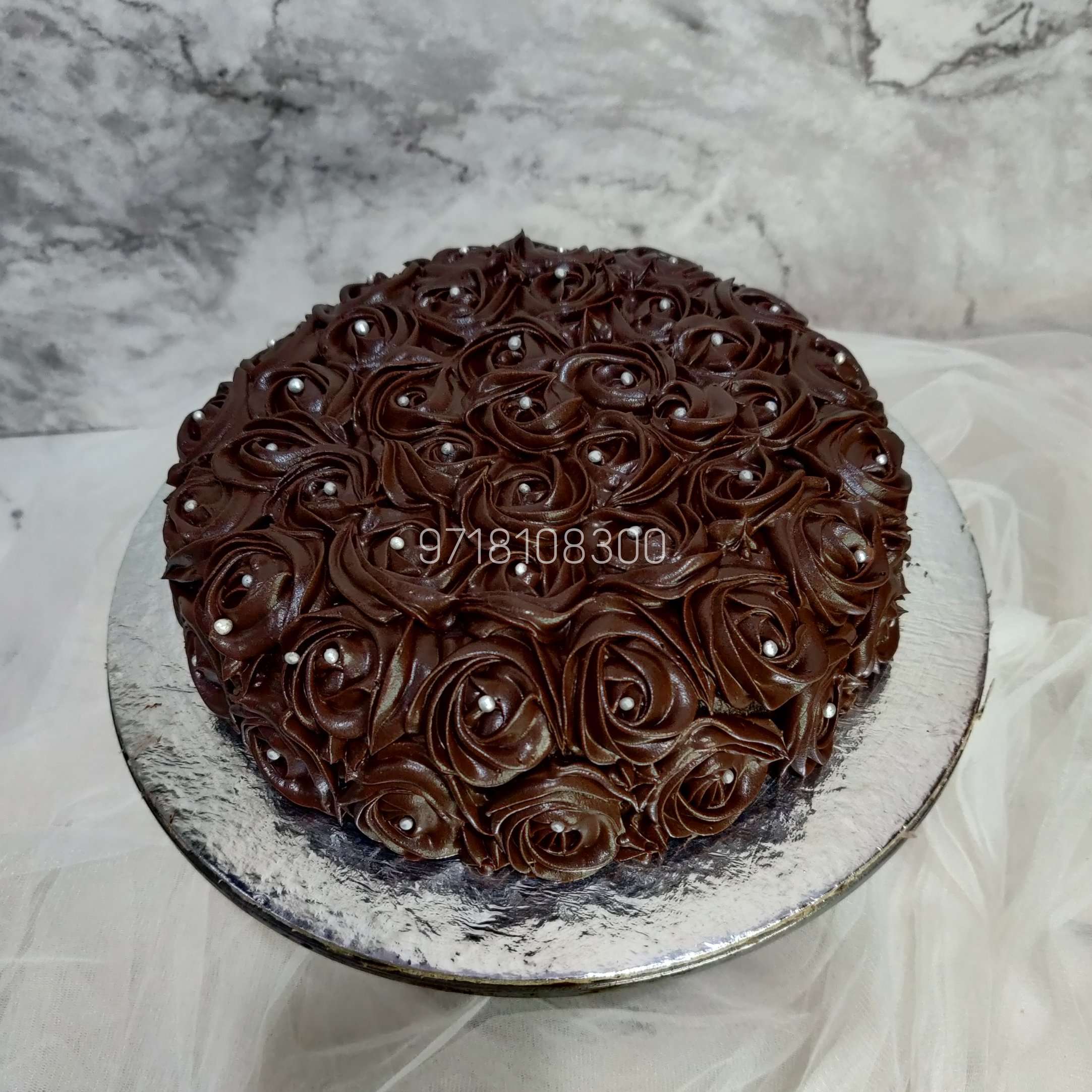 Chocolate Rose Cake | Chocolate Flower Cake | Yummy Cake