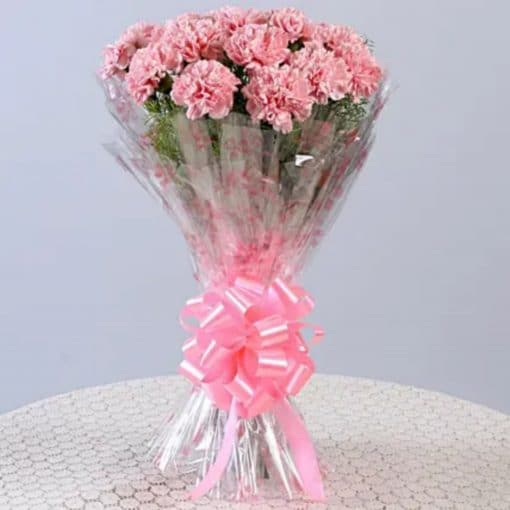 Lovely Bunch Of Pink Carnations