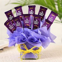 Purple Love Milk Chocolate Bouquet