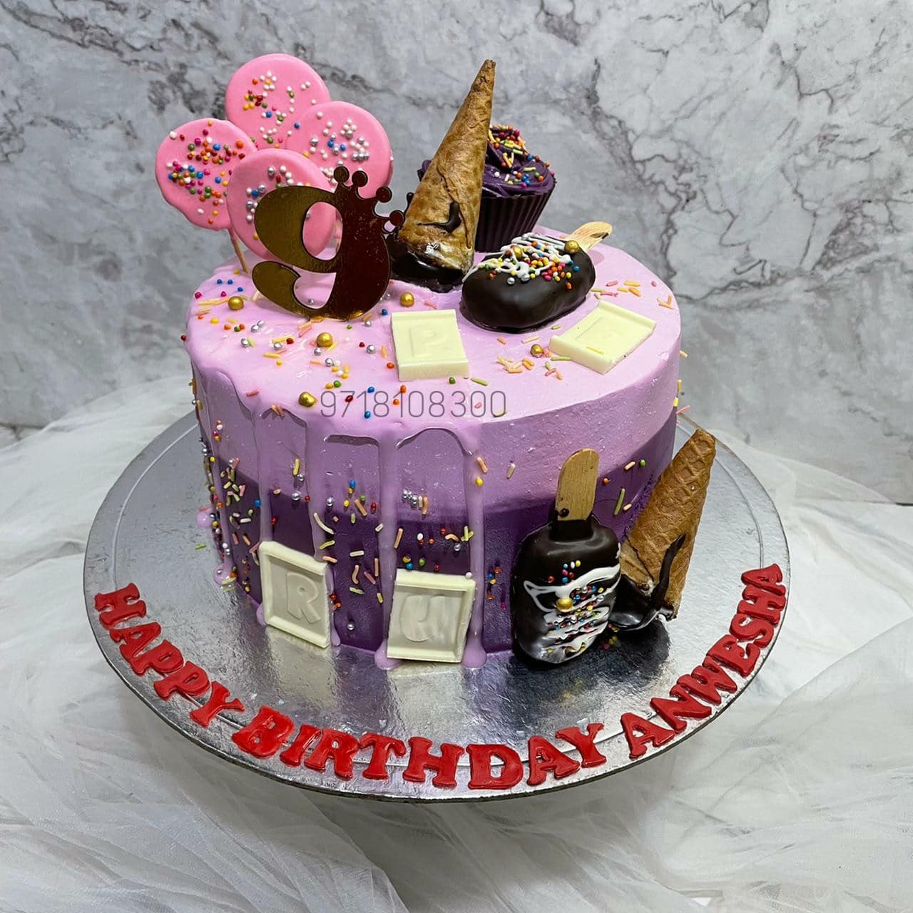 9th Birthday Cake
