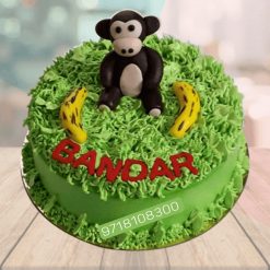 Monkey Cake Design