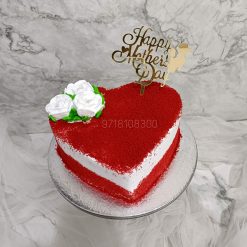Red Velvet Mother's Day Cake
