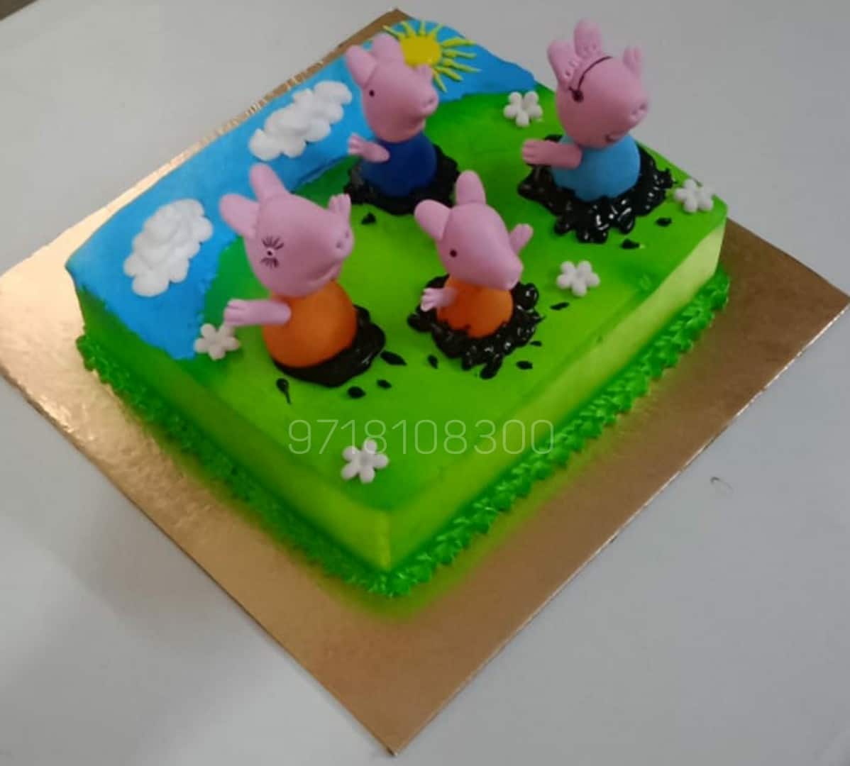 Birthday Cake for Kids Girl | peppa pig cake | Photo Cake | Yummy Cake