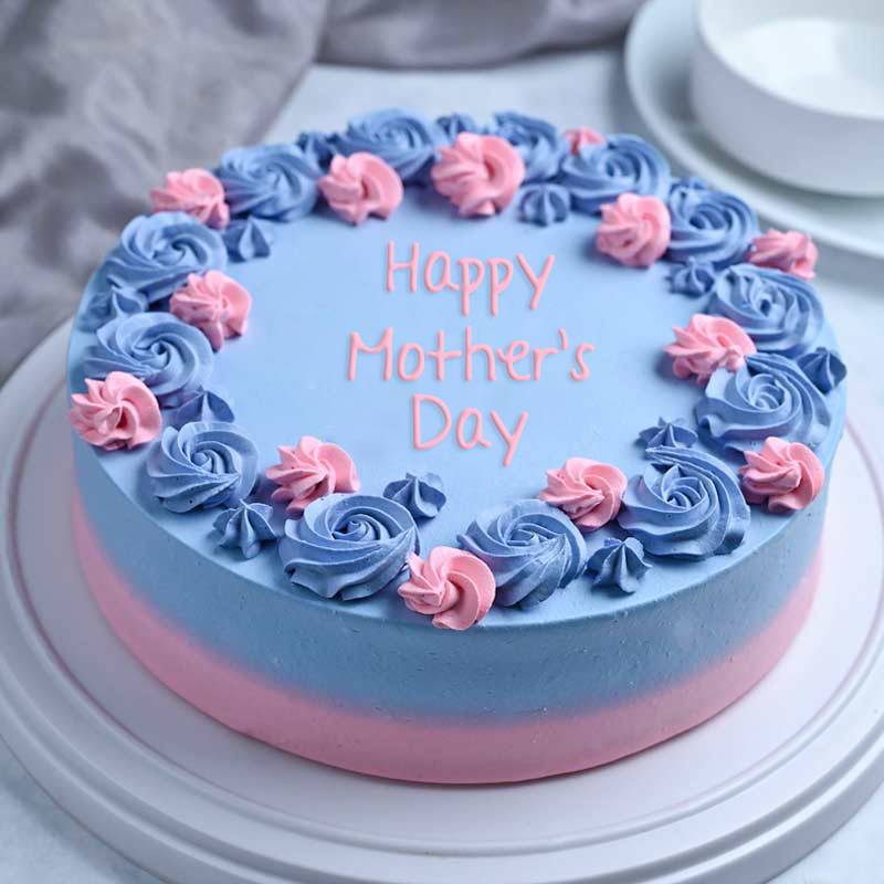 EASY Mother's Day Cake Using an Open Star Tip - YouTube