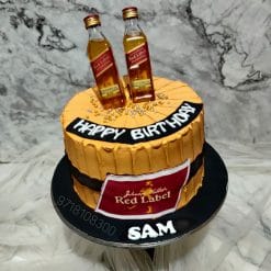 Red Label Whiskey Cake