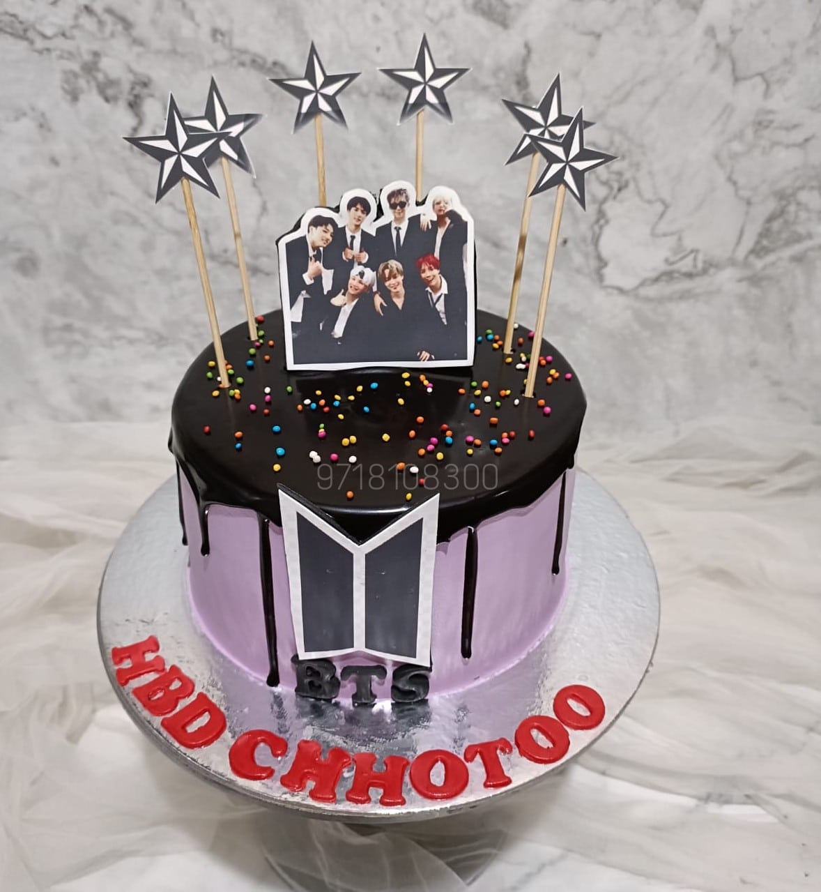 BTS Boy Band, Bangtan Boys - Edible Cake Topper - 11.7 x 17.5 Inches 1/2  Sheet rectangular - Walmart.com