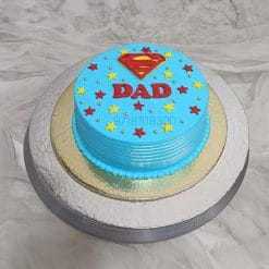 Super Dad Birthday Cake