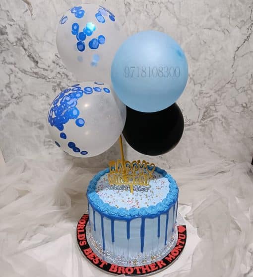 Balloon Design Cake