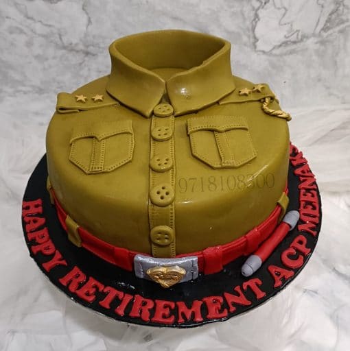 Police Uniform Cake