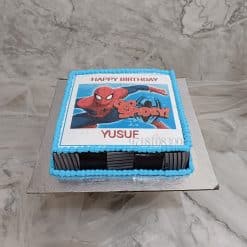 Spiderman Photo Cake