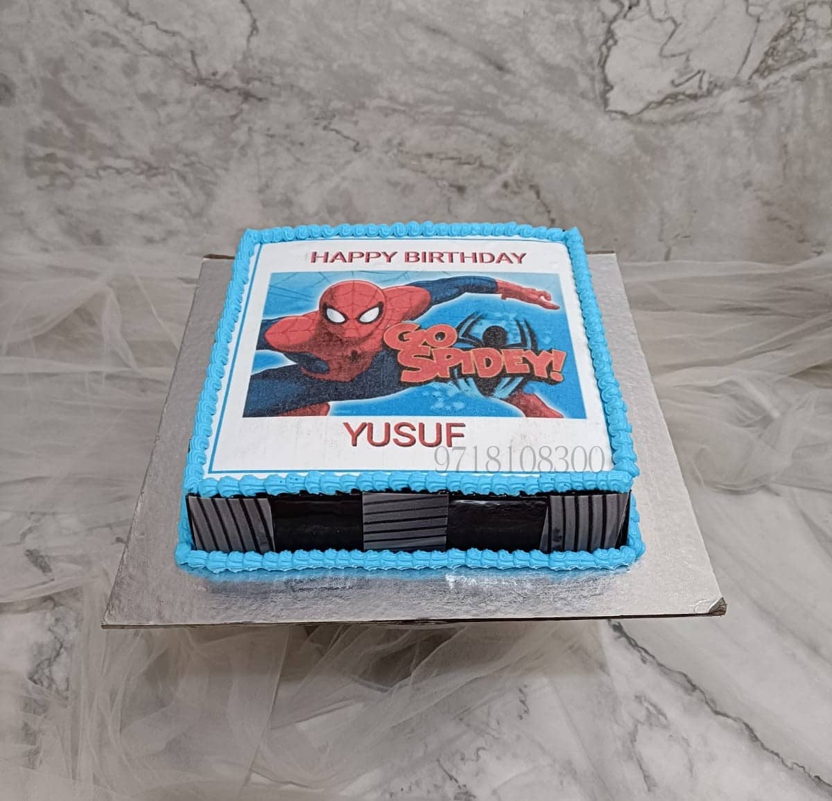 Spiderman Photo Cake | Yummy cake