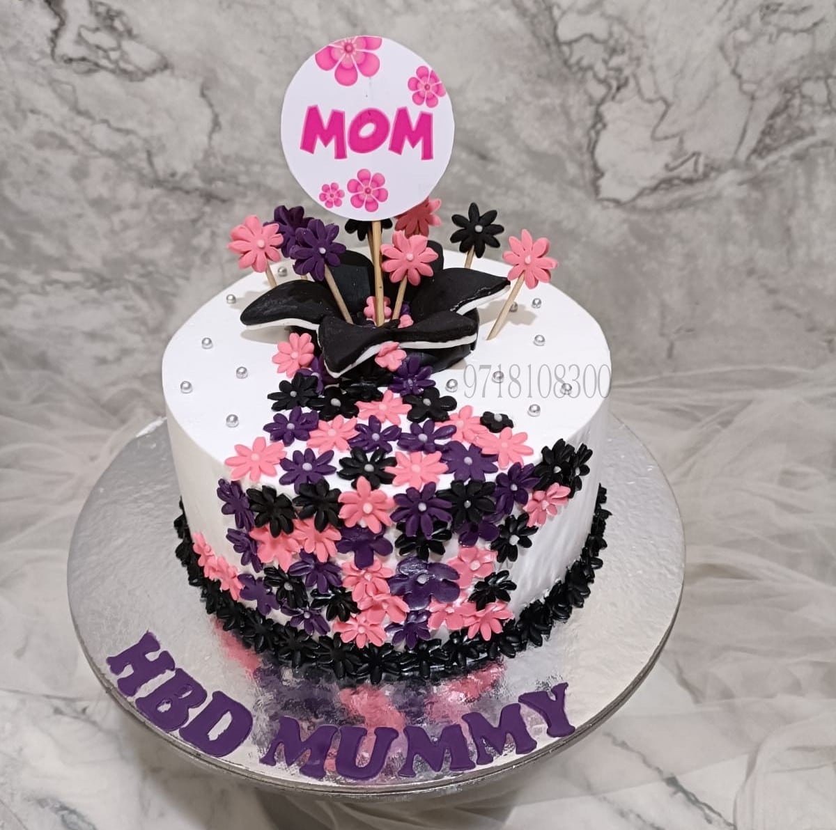 Unique Birthday Cake for Mom | Yummy cake