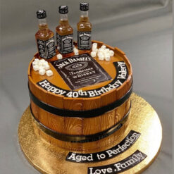 Black Label Whisky Cake