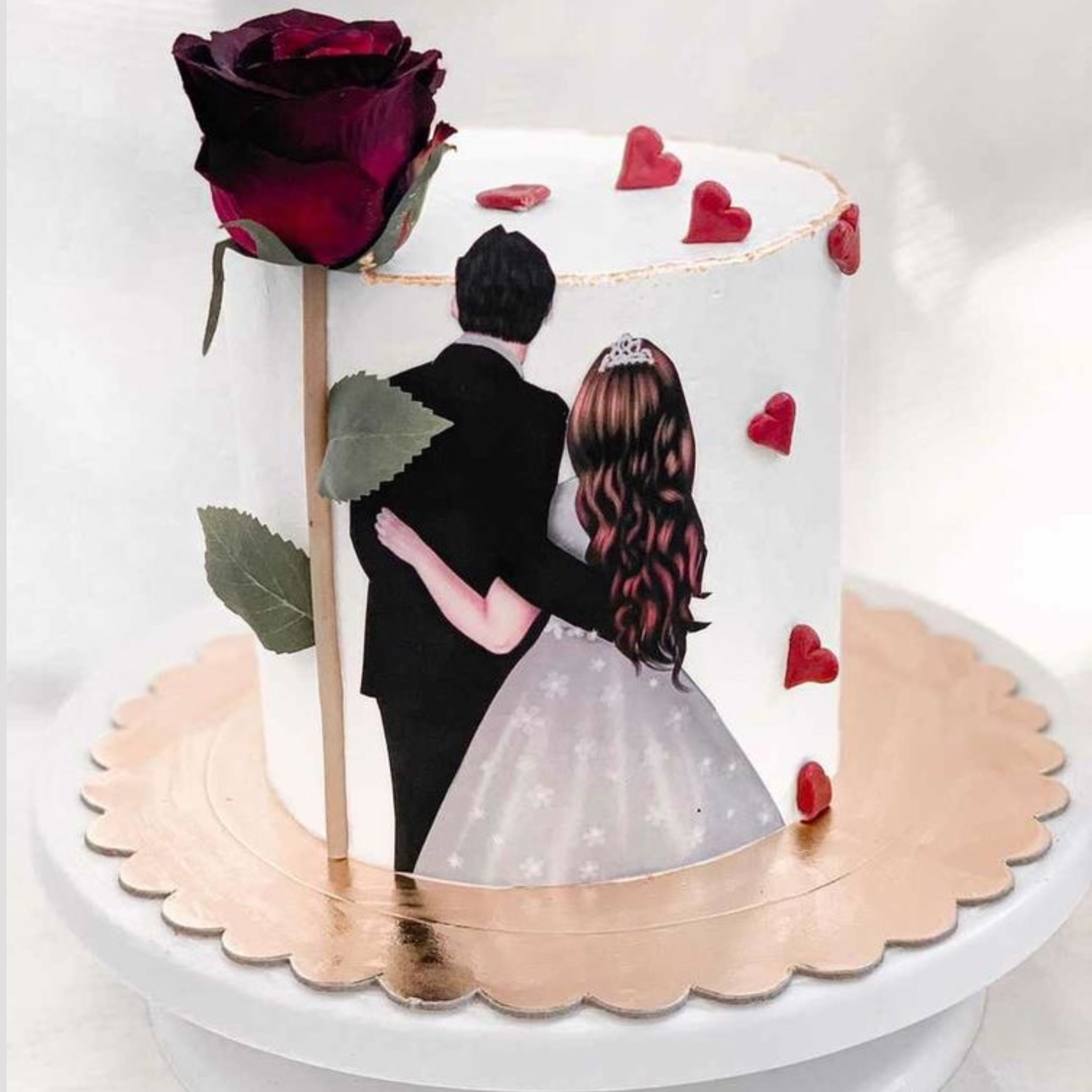 Customised design cake for husband's birthday - Decorated - CakesDecor
