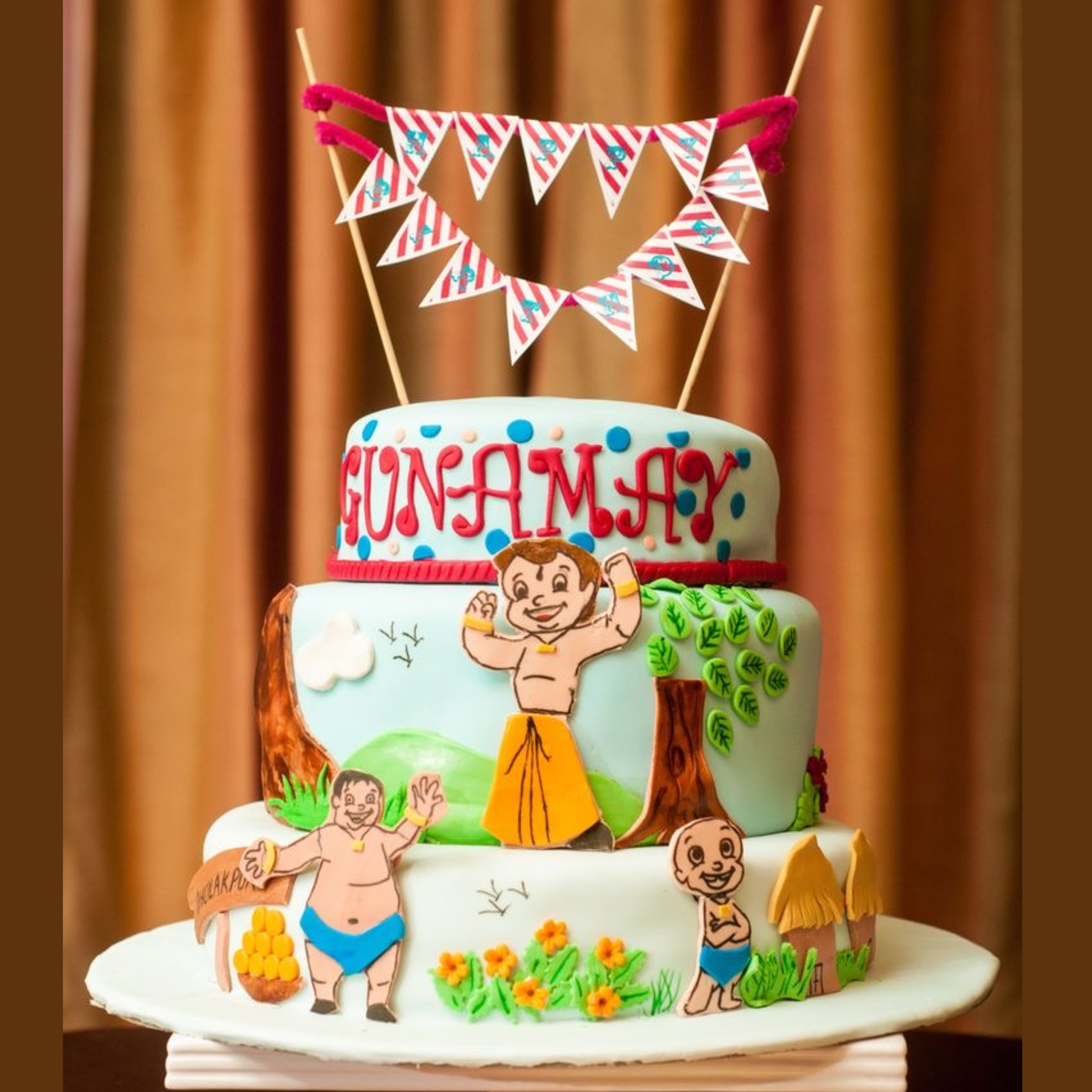 Chhota Bheem Cartoon Photo Cake