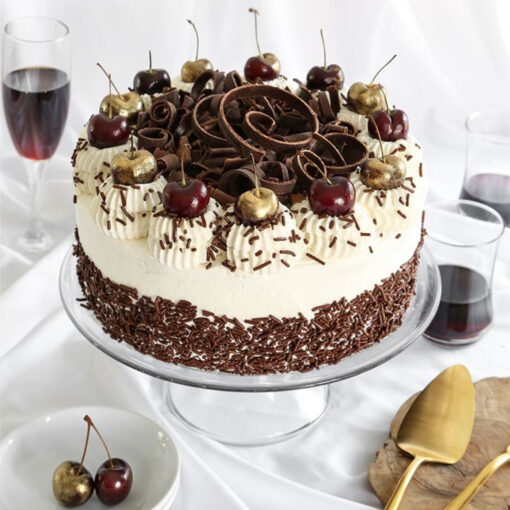 Eggless Black Forest Cake