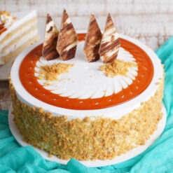 Eggless Butterscotch Cake