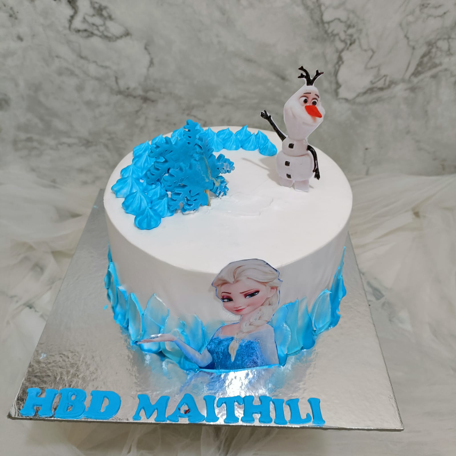 Frozen Elsa Princess Cake-mncb.edu.vn