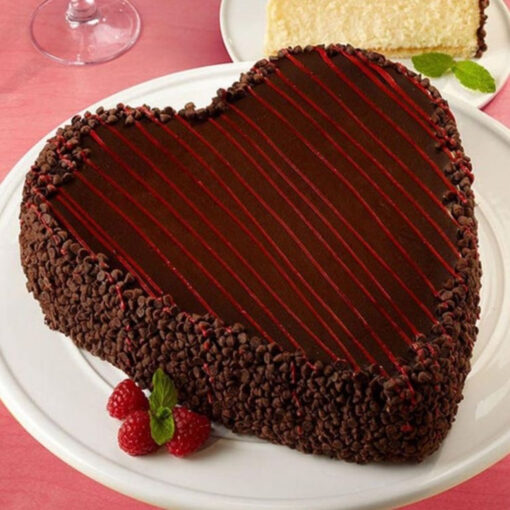 Heart Shape Anniversary Cake