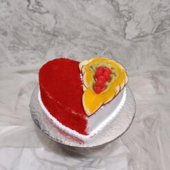 Heart Shape Fruit Cake